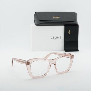 Celine CL50108I 072 Square Eyeglasses 54mm - Shiny Pink